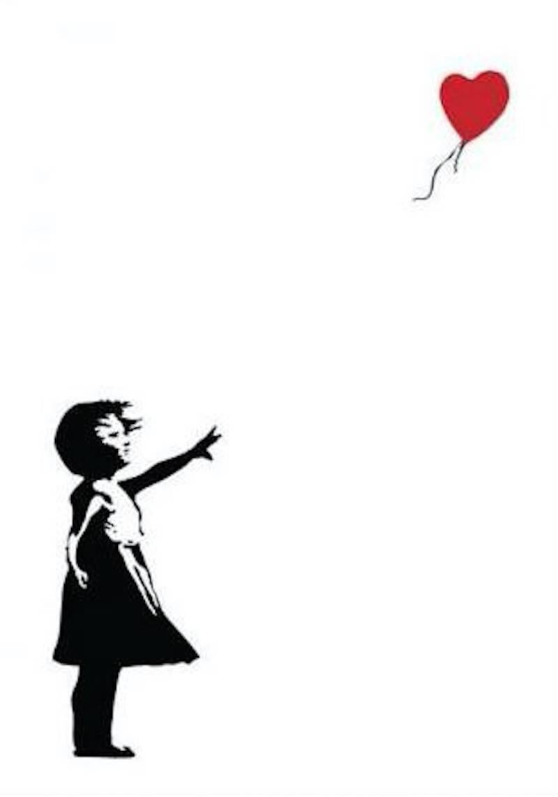 Banksy Figurative Print - Girl With Balloon