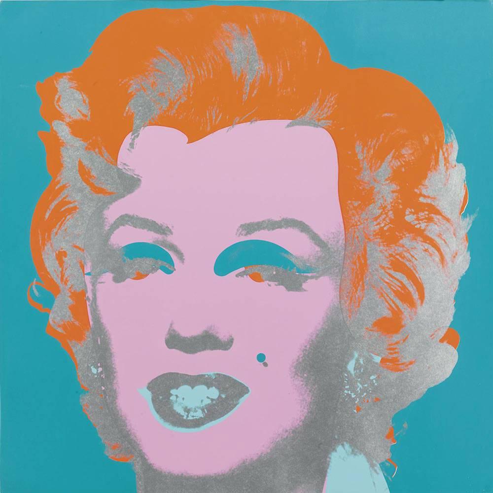 Andy Warhol Portrait Print - Marilyn 29