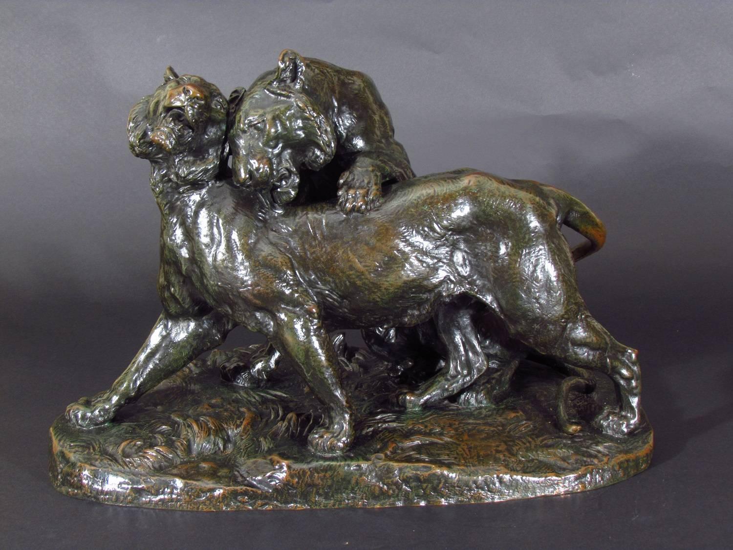 Charles Valton Still-Life Sculpture - Prelude d'Amour
