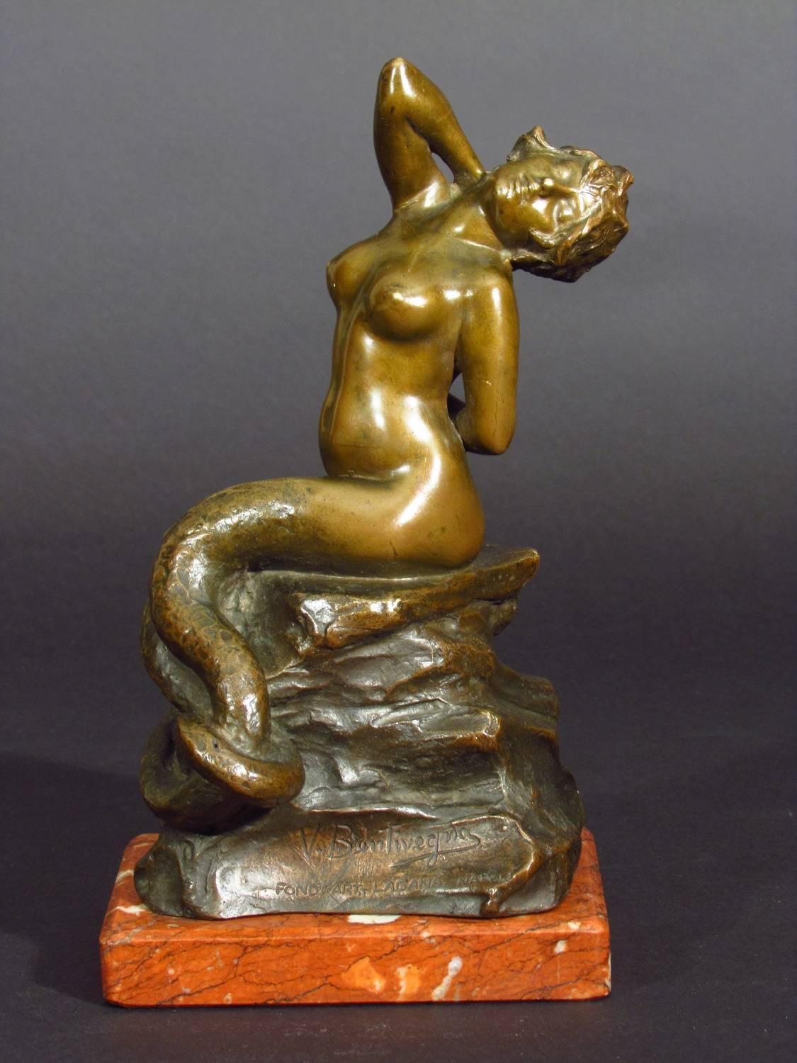 Vincenzo Bentivenga Figurative Sculpture - The Siren