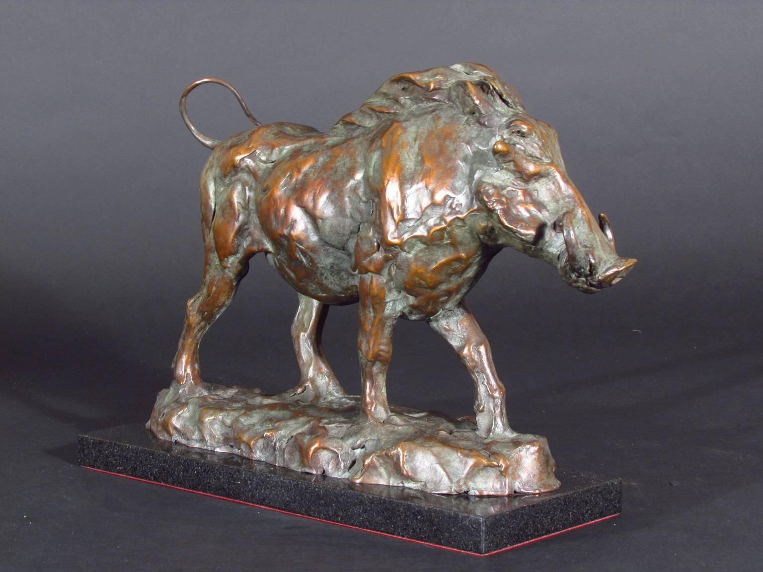 Warthog - Sculpture by Robert Glen