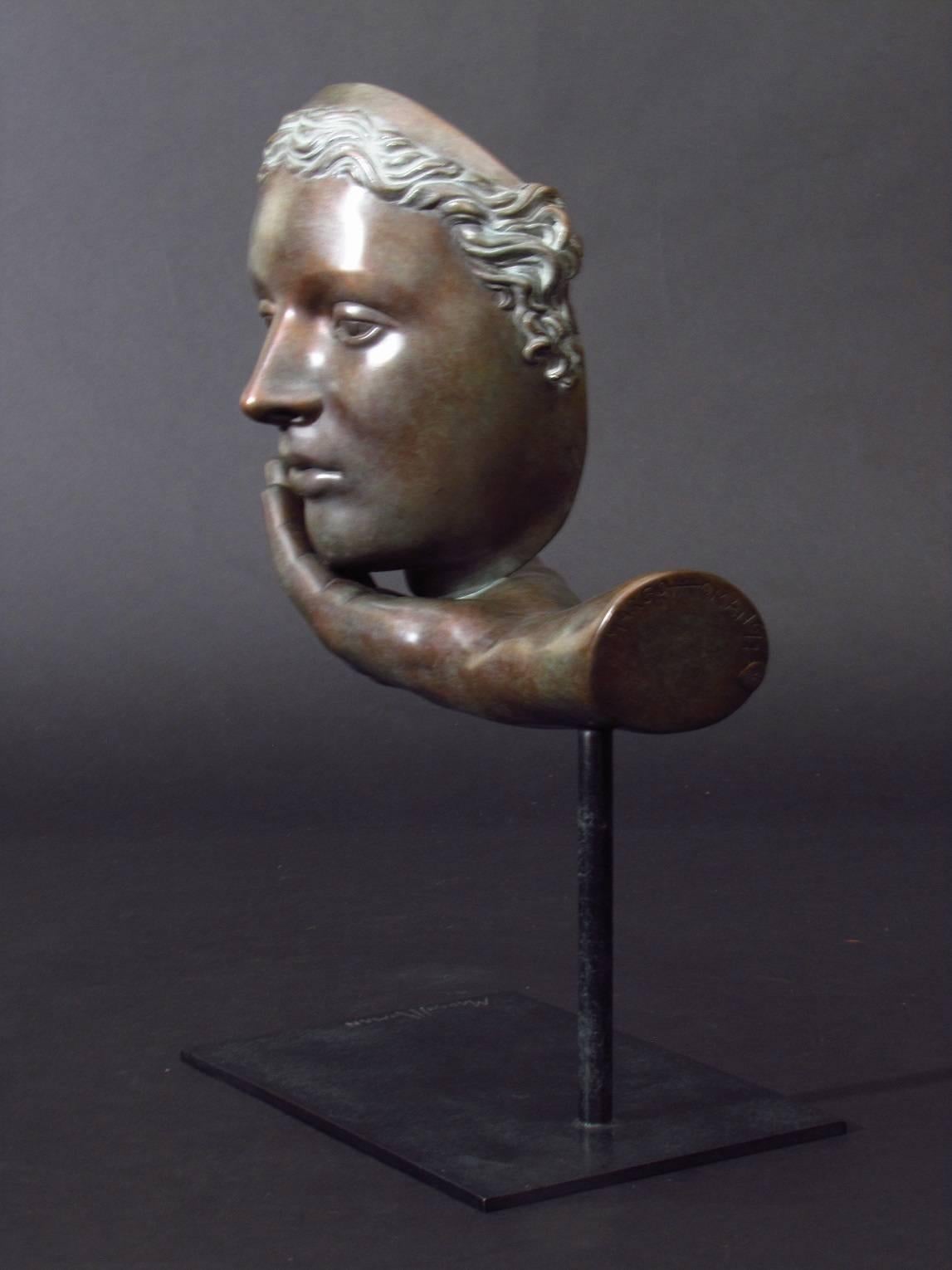 Limited edition contemporary bronze sculpture by Margot Homan.

Slumber   Edition 6 of 7       Signed: M. Homan       Height: 14.5 