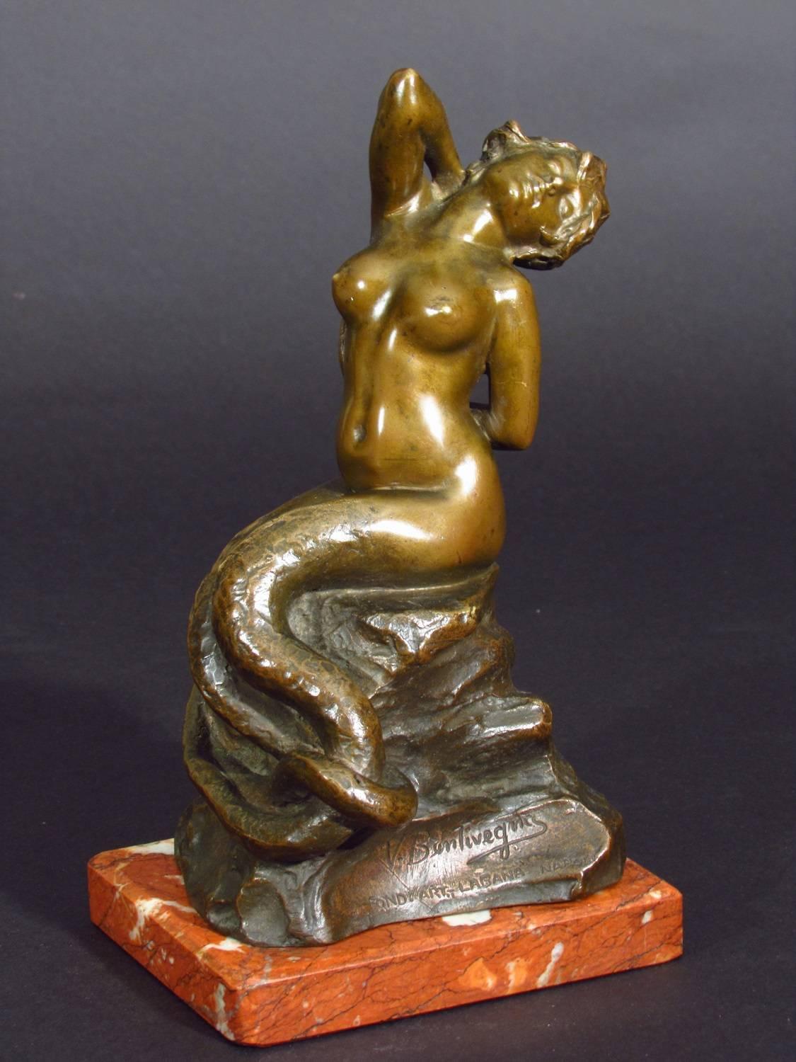 The Siren - Sculpture by Vincenzo Bentivenga