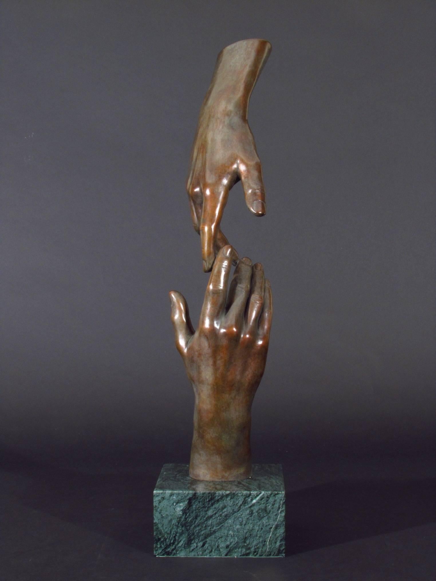 Margot Homan Figurative Sculpture - The Origin of the Question