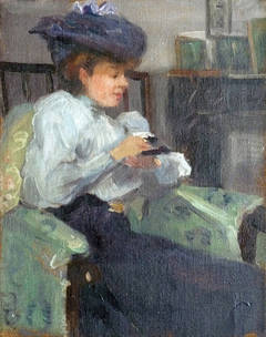 Madame Beauverie at Tea