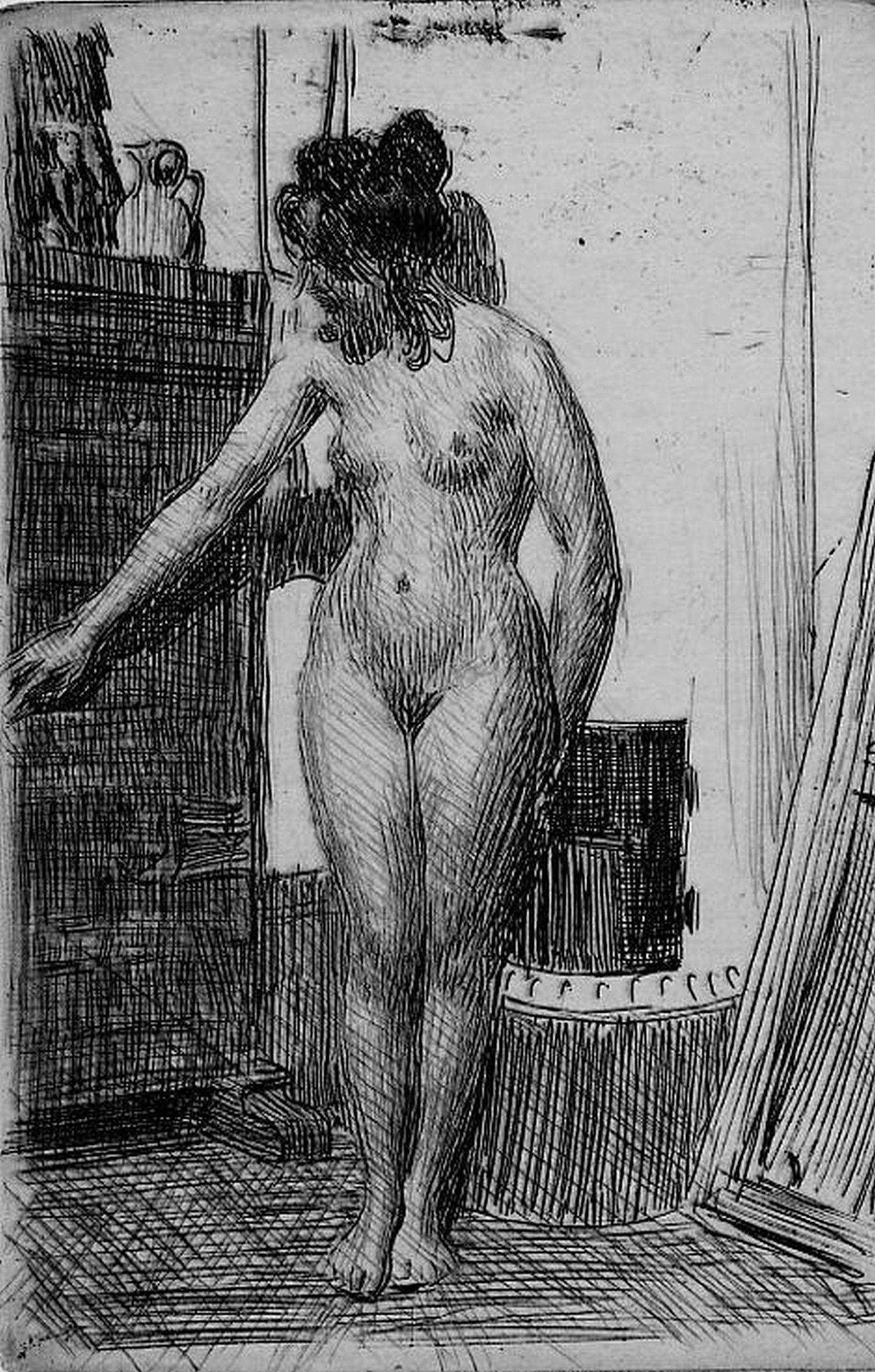 Anders Zorn Nude Print - Before the Stove