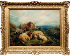 Highland Scene with Sheep