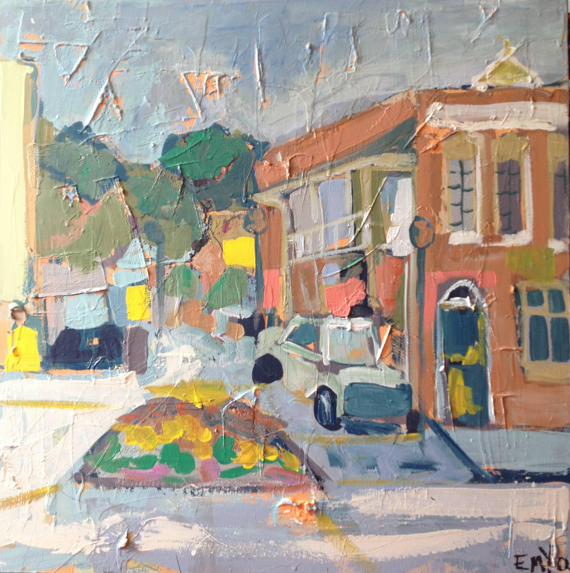 Emily Ozier Landscape Painting - Oxford - Mississippi