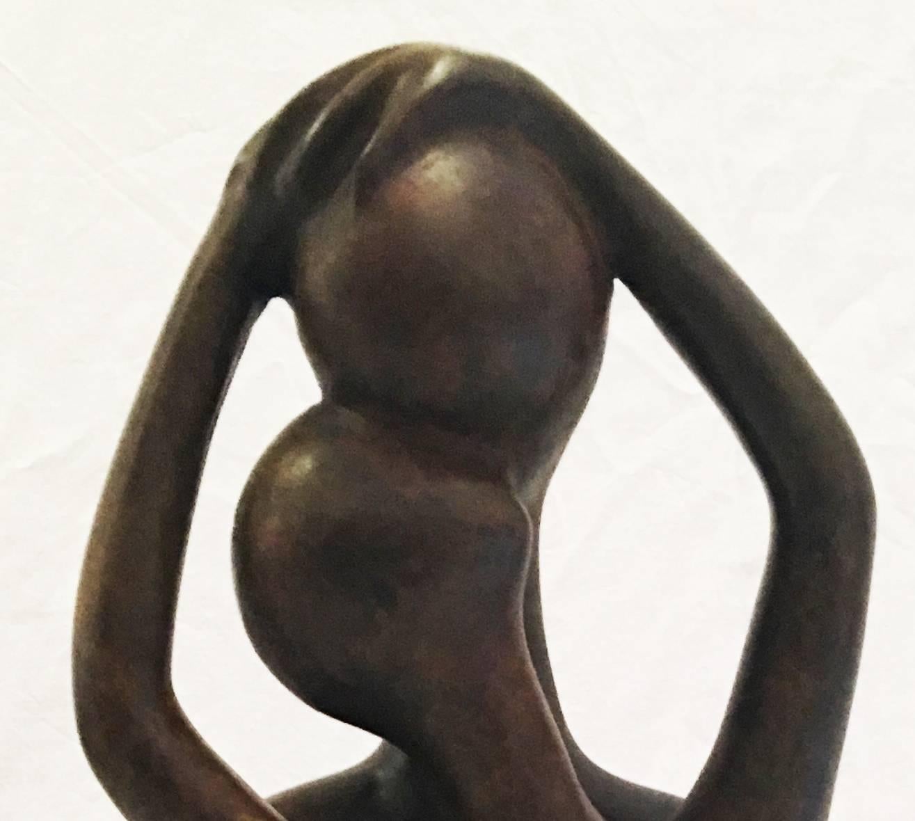 Rejoice:: Bronze-Skulptur – Auflage 9 von 15 – Sculpture von Ruth Bloch
