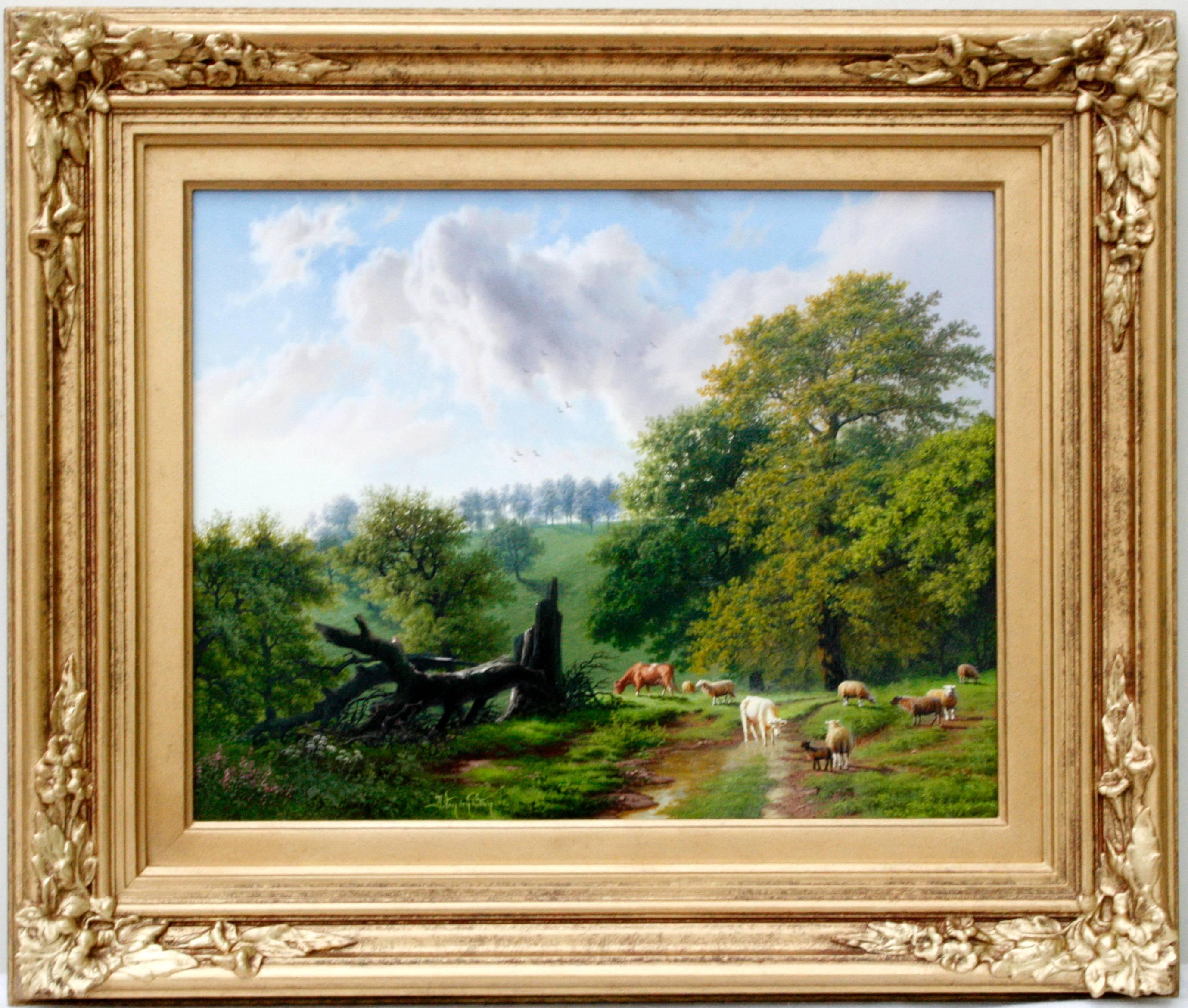 Daniel Van Der Putten Landscape Painting - Fawsley, Northants