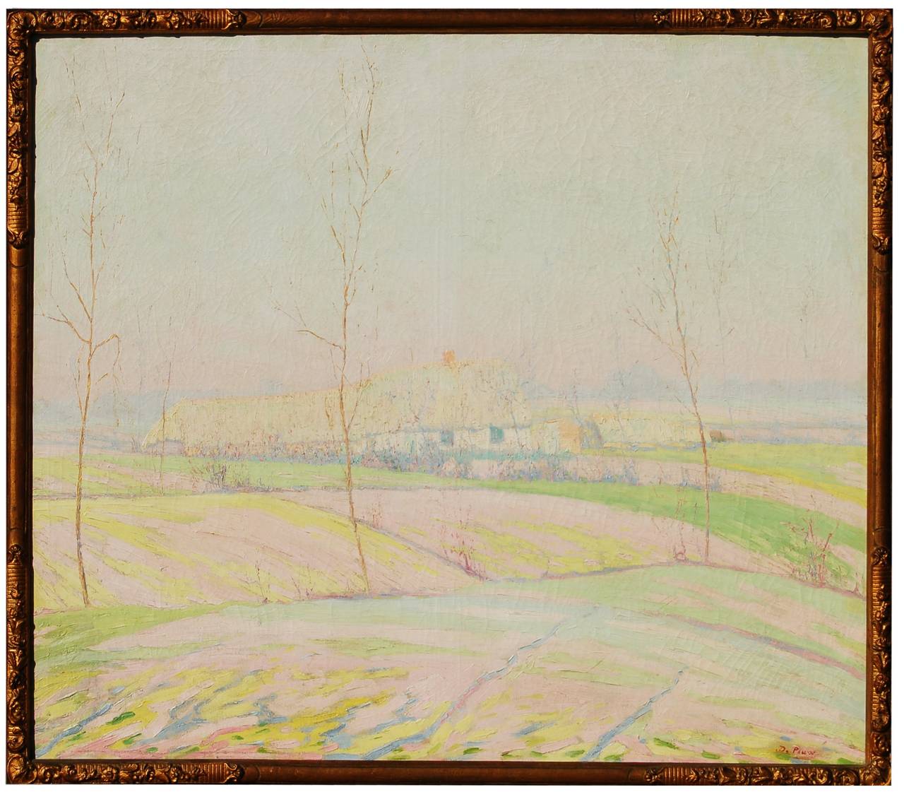 Jef de Pauw Landscape Painting - Summer Landscape
