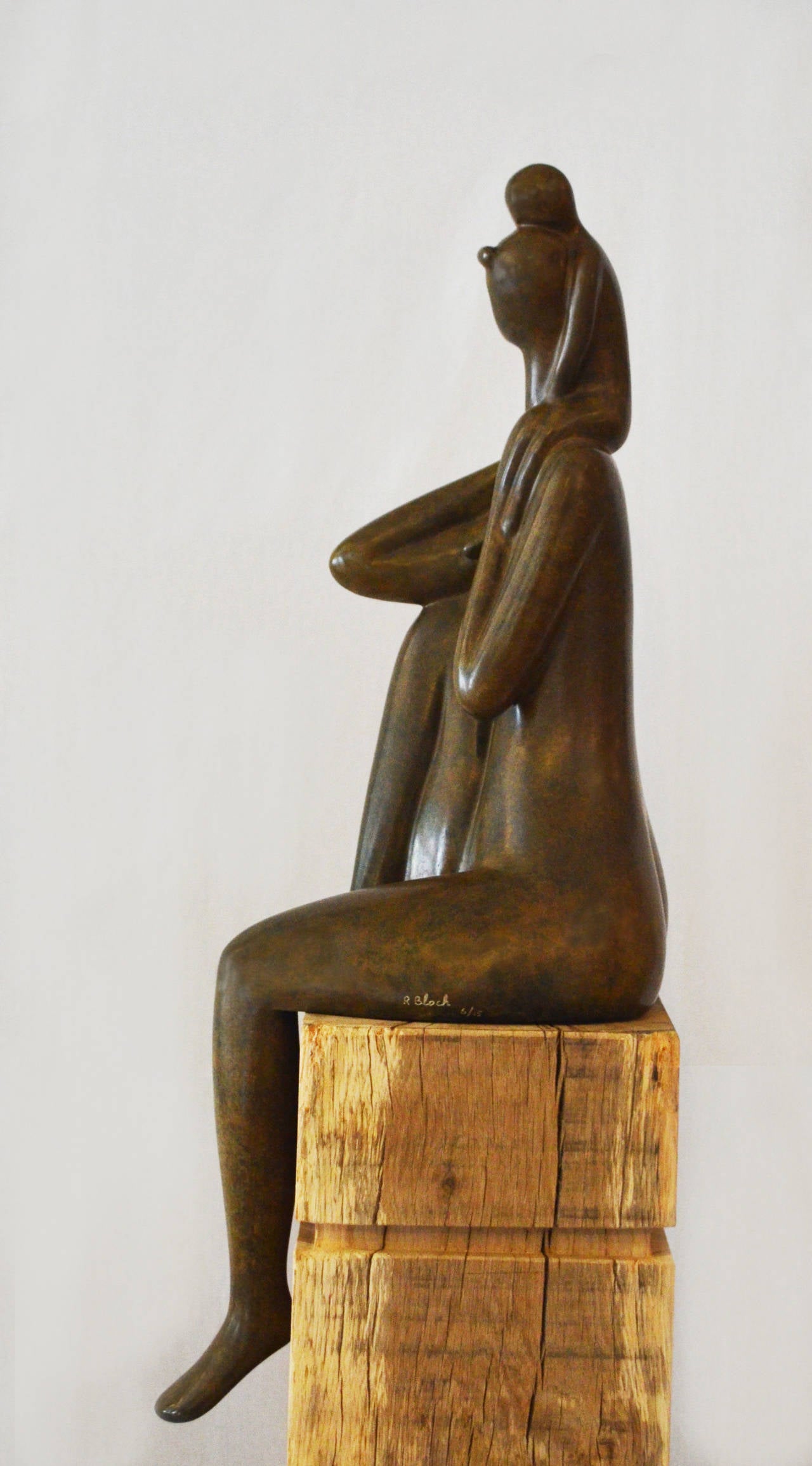 Ruth Bloch Figurative Sculpture - High Rise, Edition 6 of 15