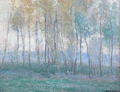 Brume D'Automne: 20th Century Post-Impressionist Oil Painting
