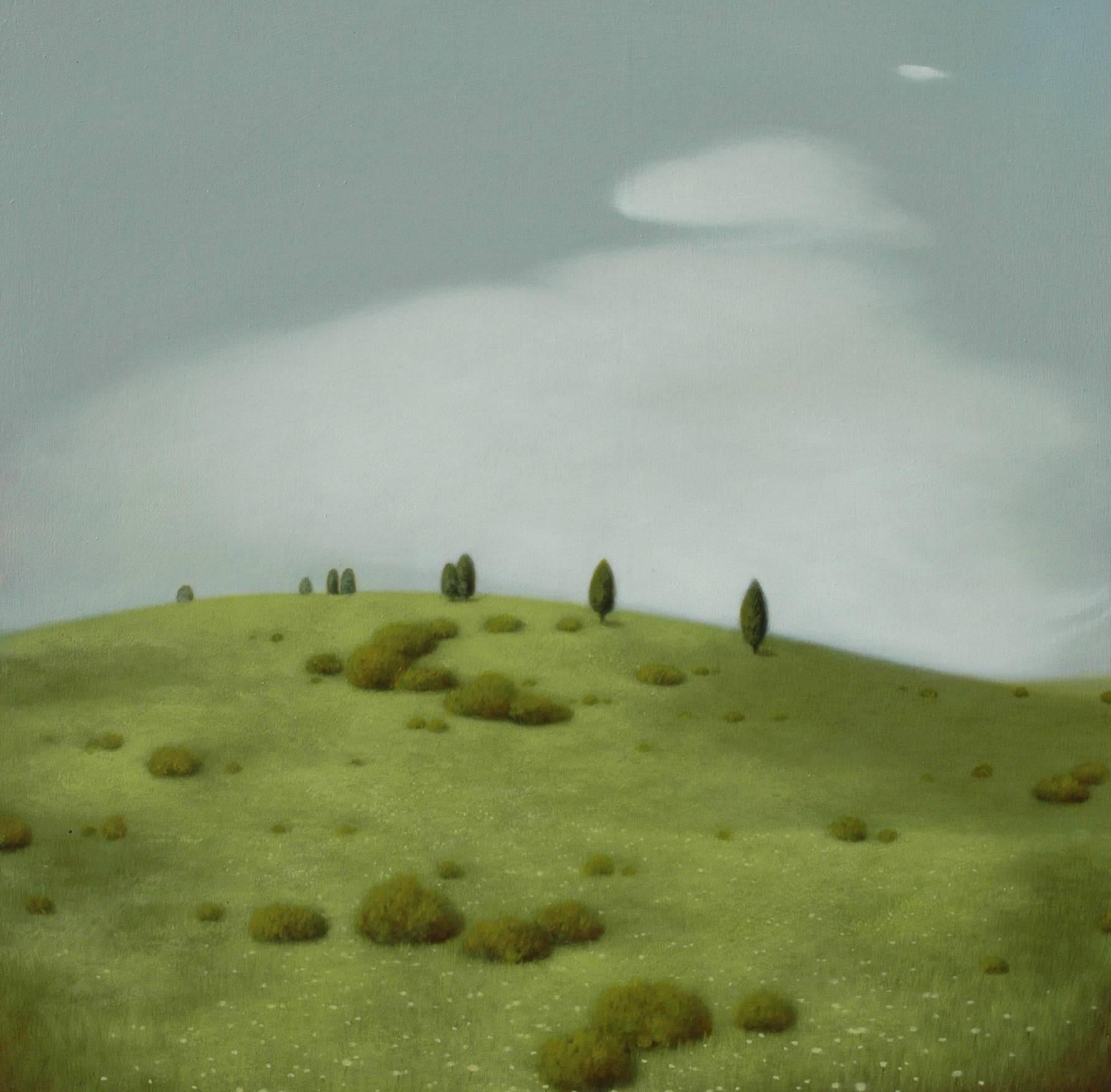 Francesca Sundsten Landscape Painting - Green Hill