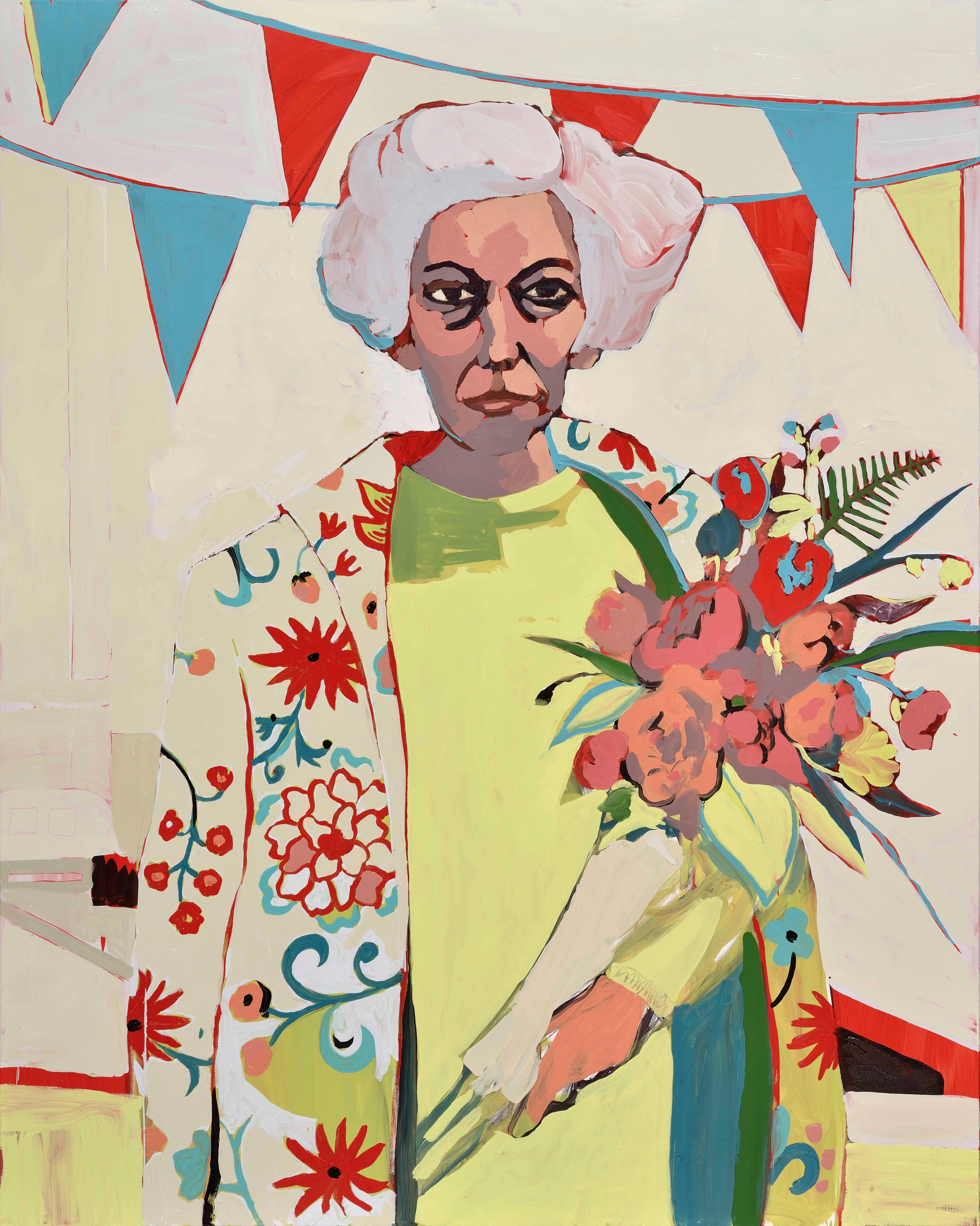 Patrick Puckett Figurative Painting - The Queen of Jitney