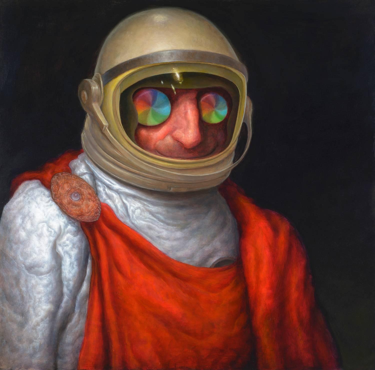 Chris Leib Portrait Painting - Neronaut 7, Dead Spin 