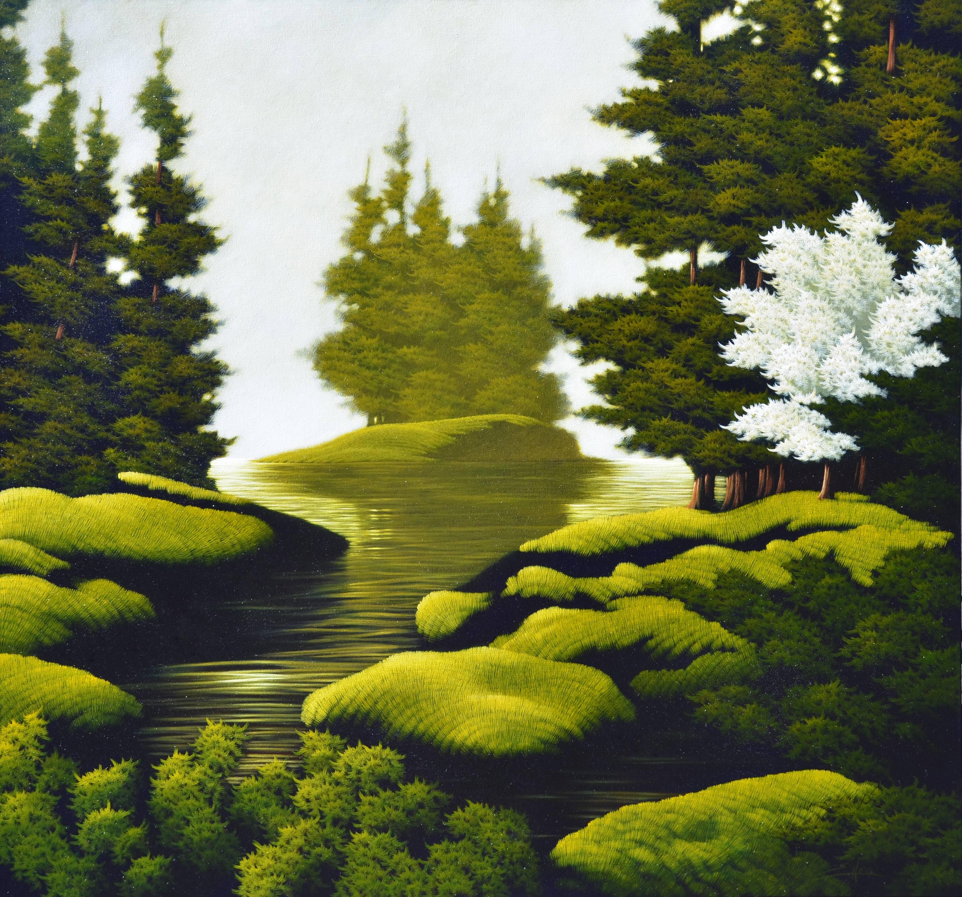 Erik Hall Landscape Painting - Northwest Commission 