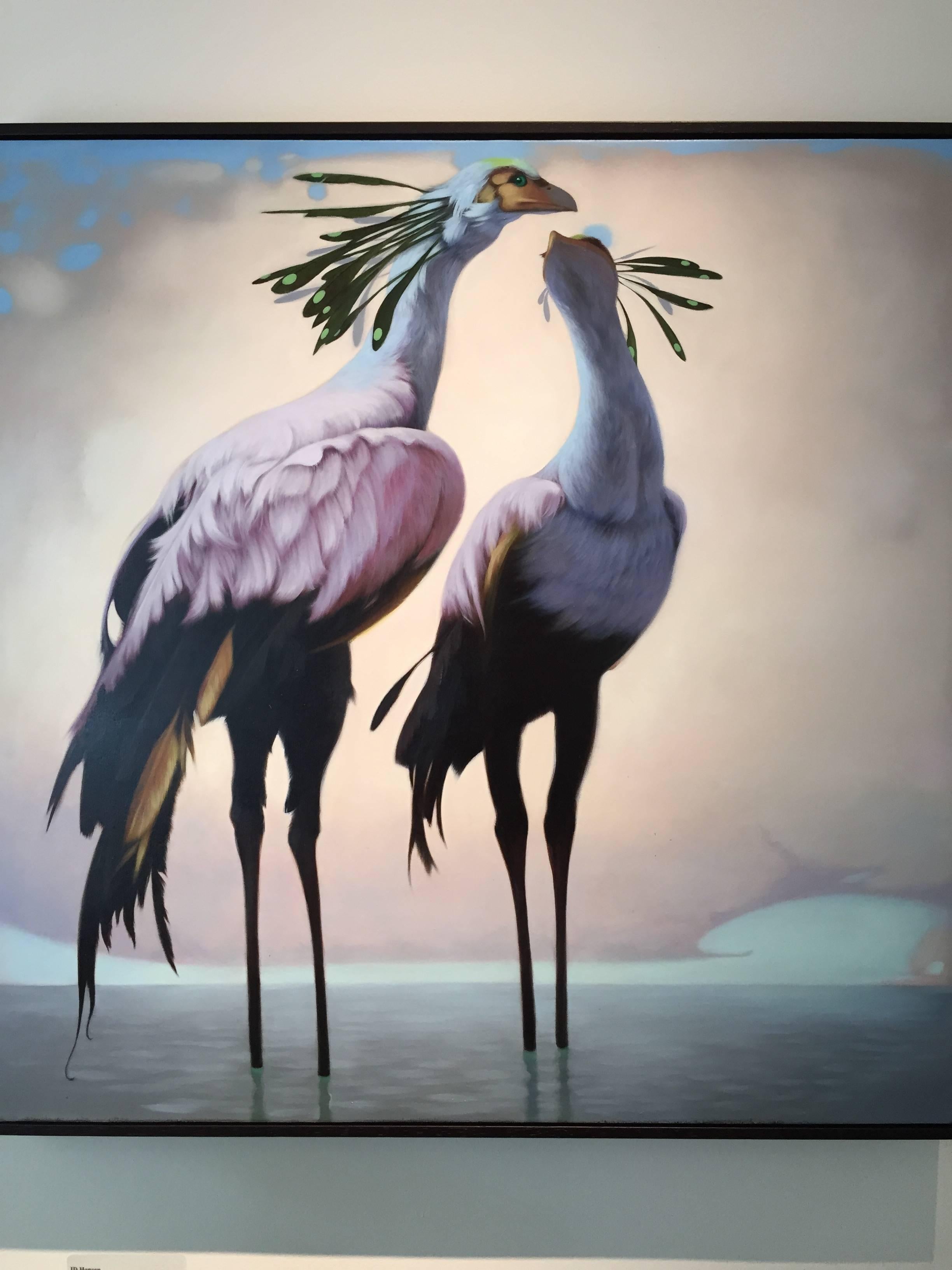Waterbirds - Painting by Francesca Sundsten