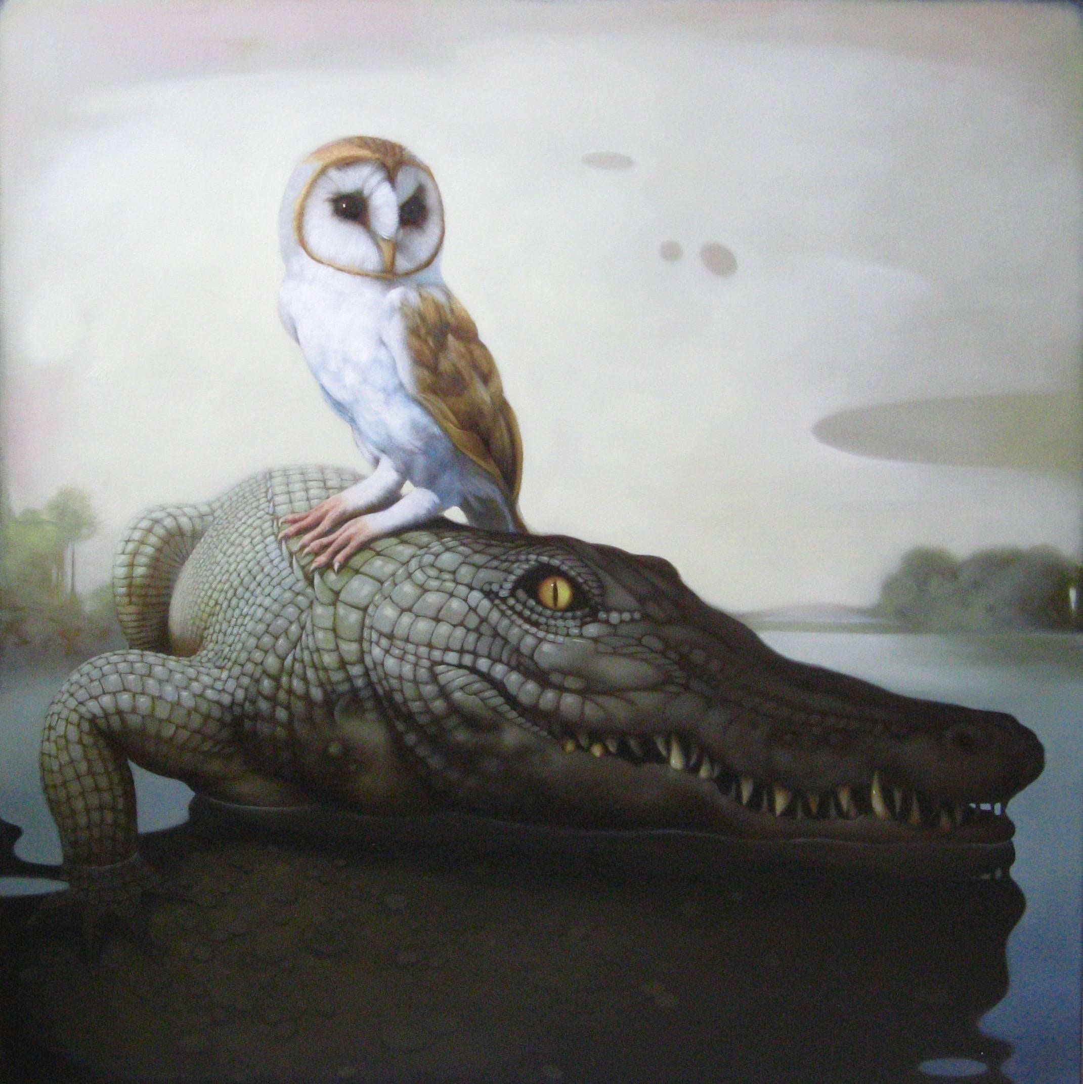 Francesca Sundsten Animal Painting – Fester Boden