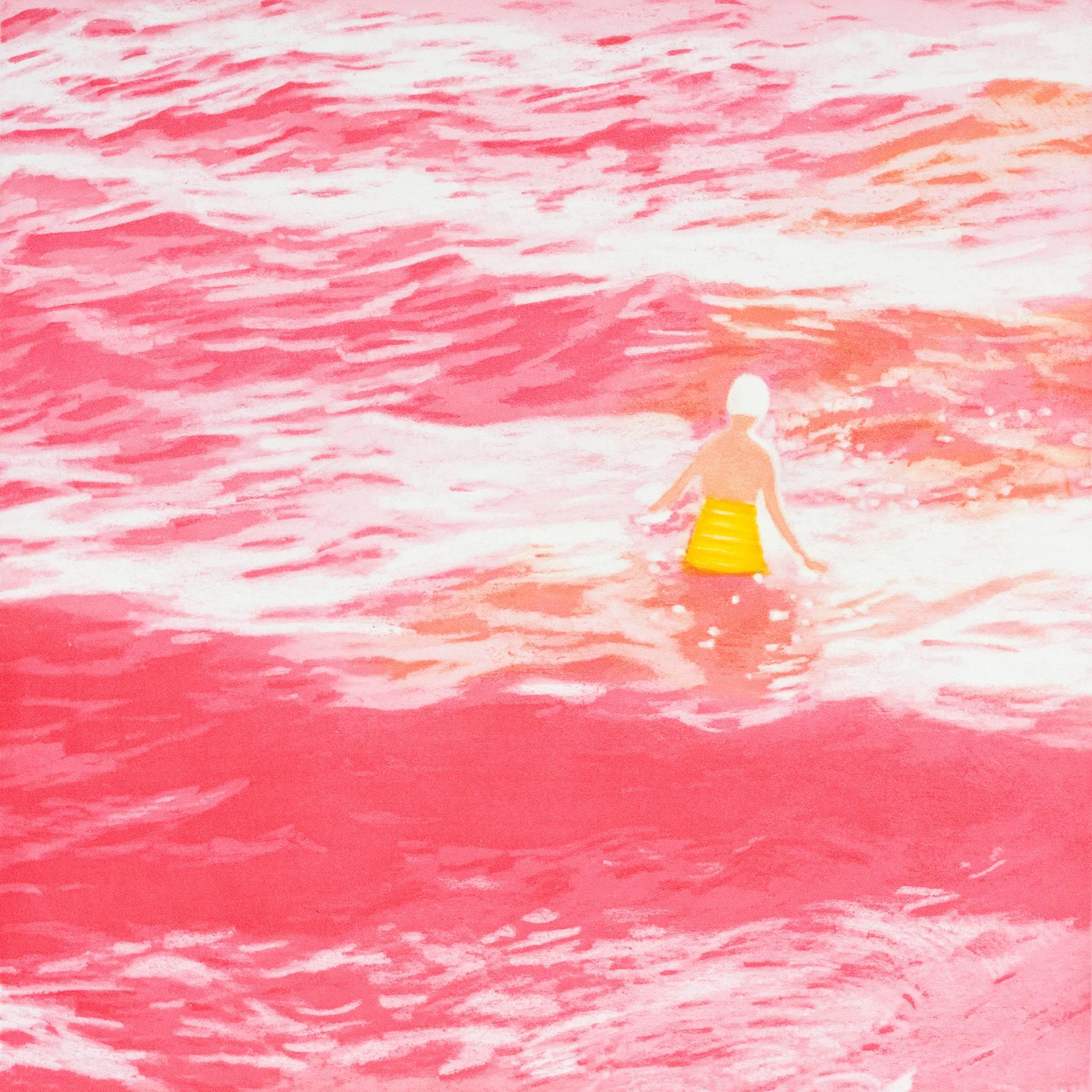Wading II (Pink) - Print by Isca Greenfield-Sanders