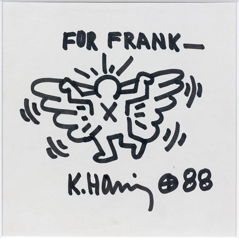 Keith Haring Portrait Painting - For Franck