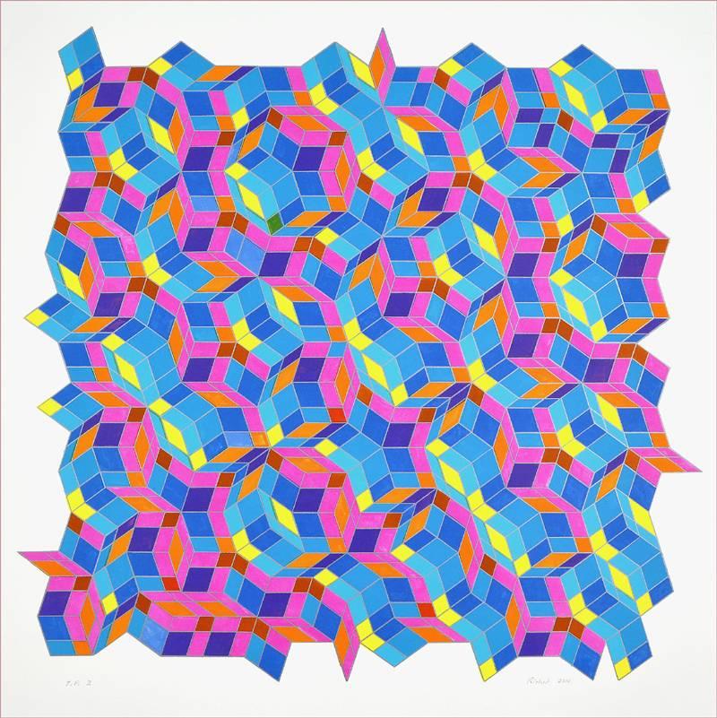 Clark Richert Abstract Print - Entanglement