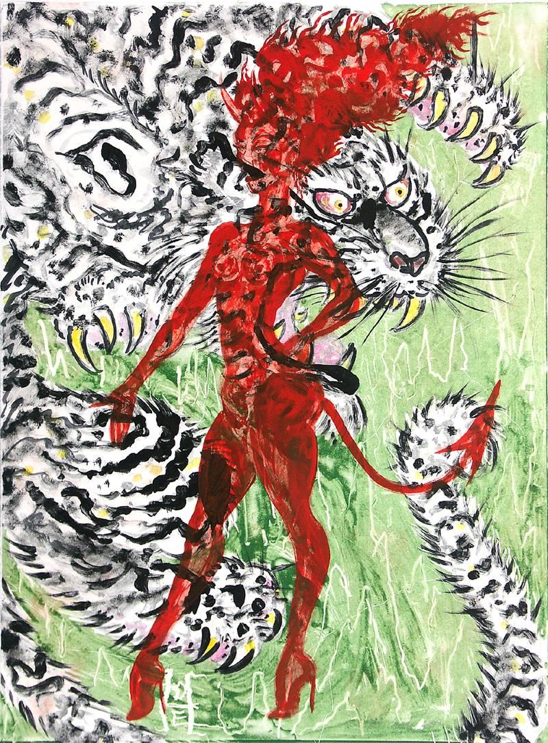 Don Ed Hardy Print - Chaperone