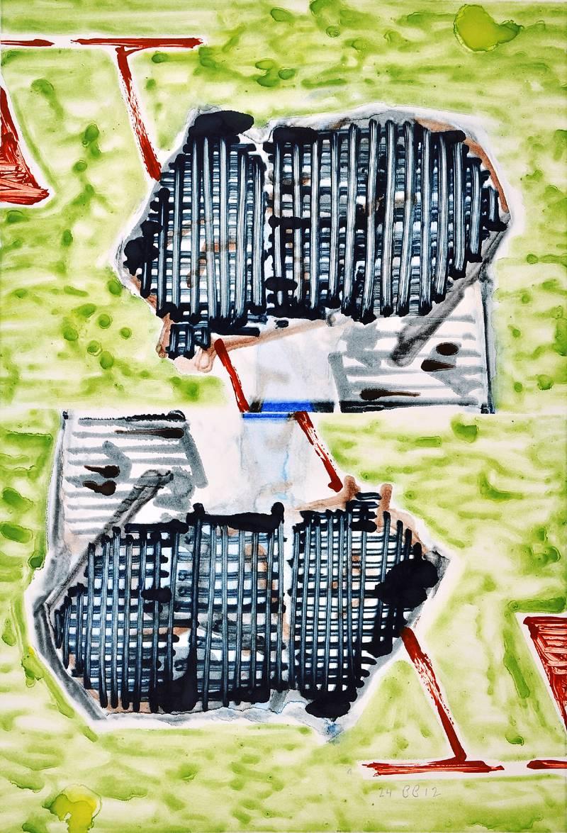 Brad Brown Abstract Print - 'Okina #24
