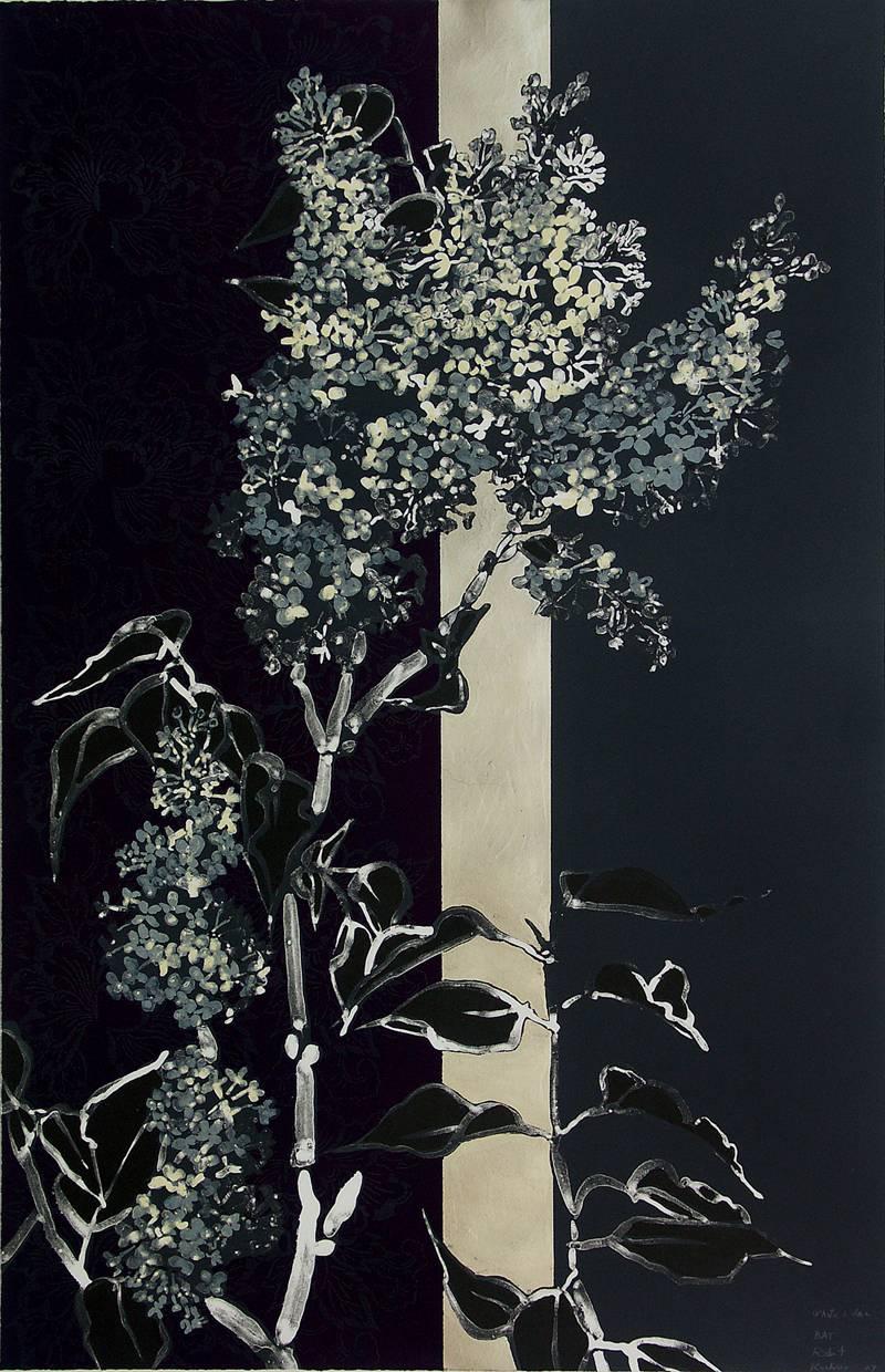 Robert Kushner Print - White Lilac