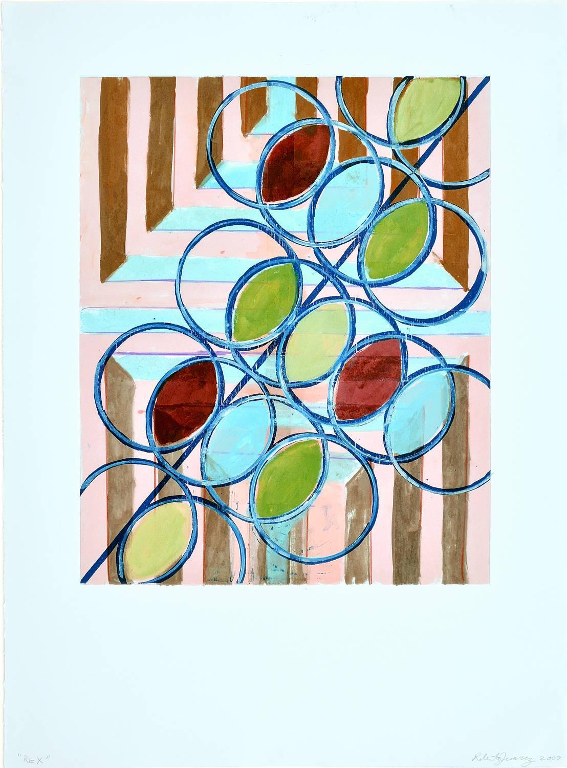 Roberto Juarez Abstract Print - Rex