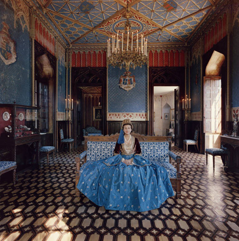 Slim Aarons Color Photograph - Madame Jean Serpieri (Aarons Estate Edition)