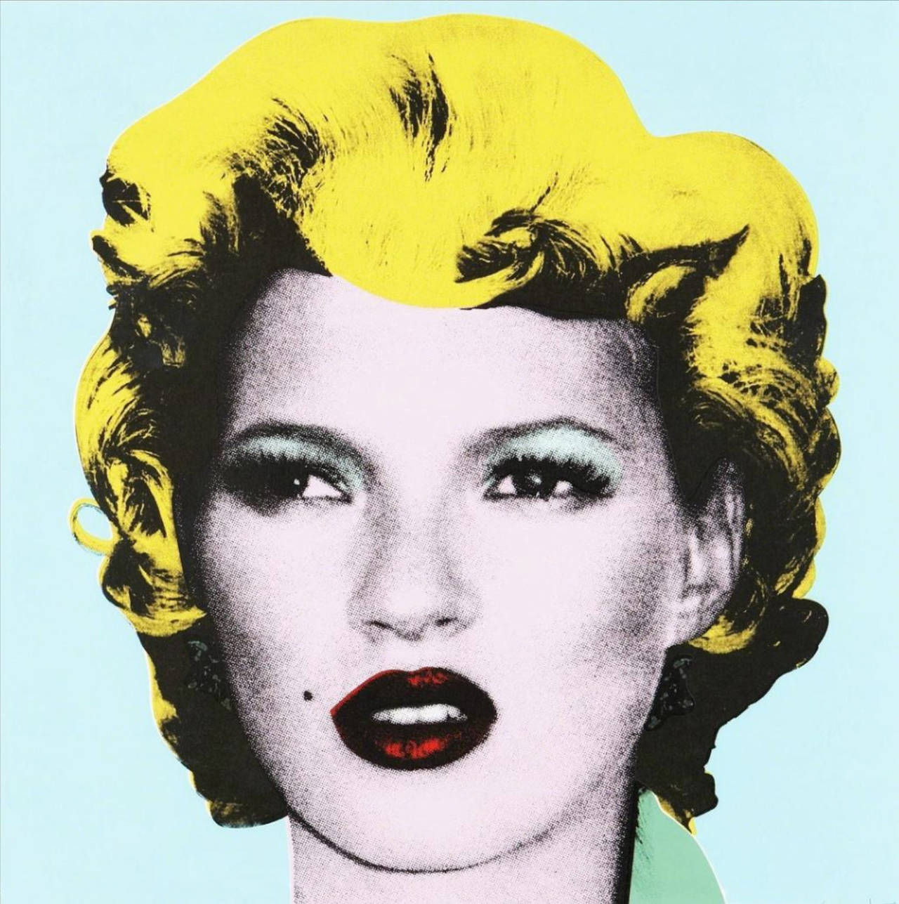 Banksy Figurative Print - Kate Moss: Original Colorway