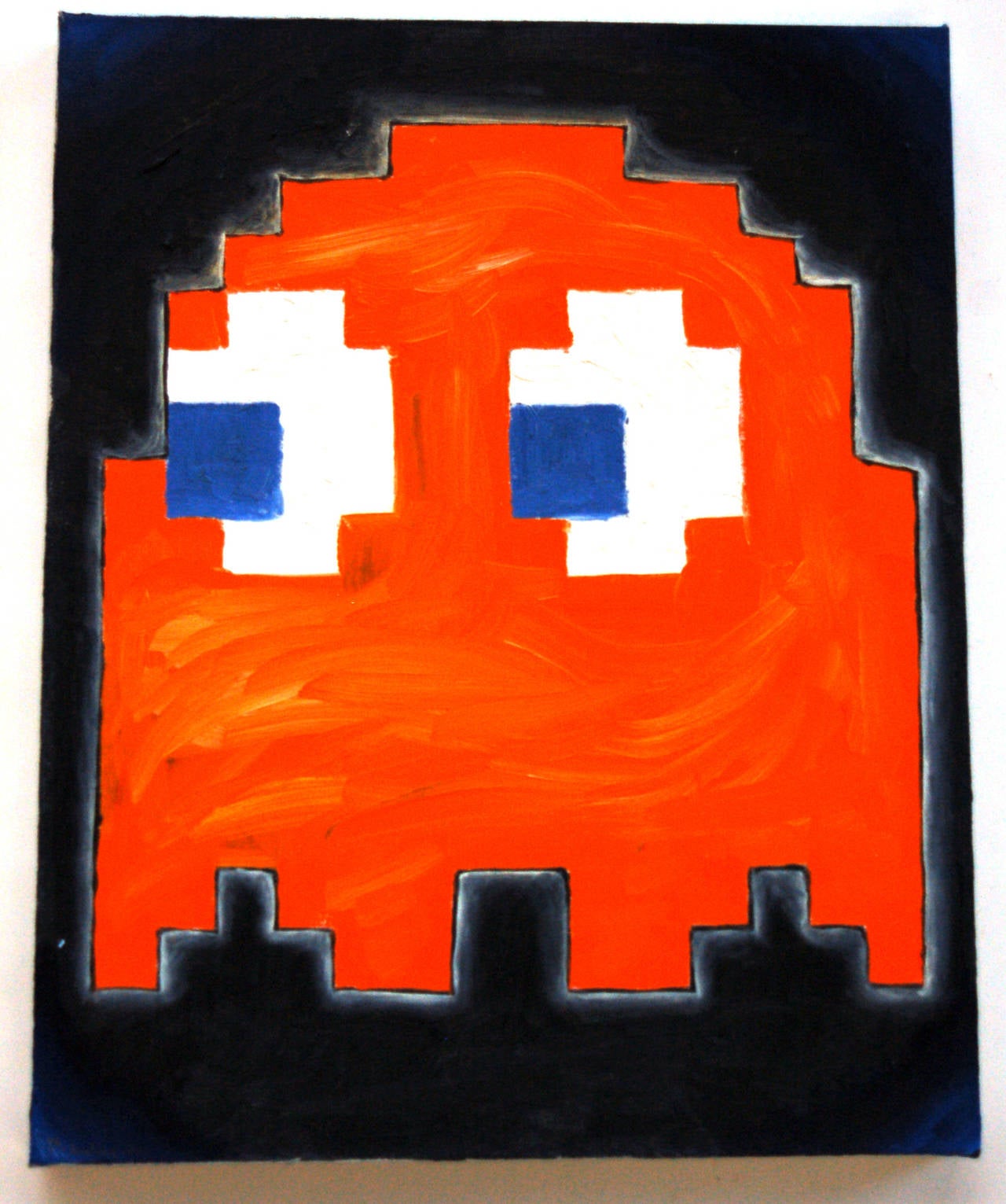 Pac-Man Ghosts (set of 4)
Inky, Blinky, Pinky, and Clyde
Acrylic on canvas
20 x 16 inches (each)
signed and dated on verso