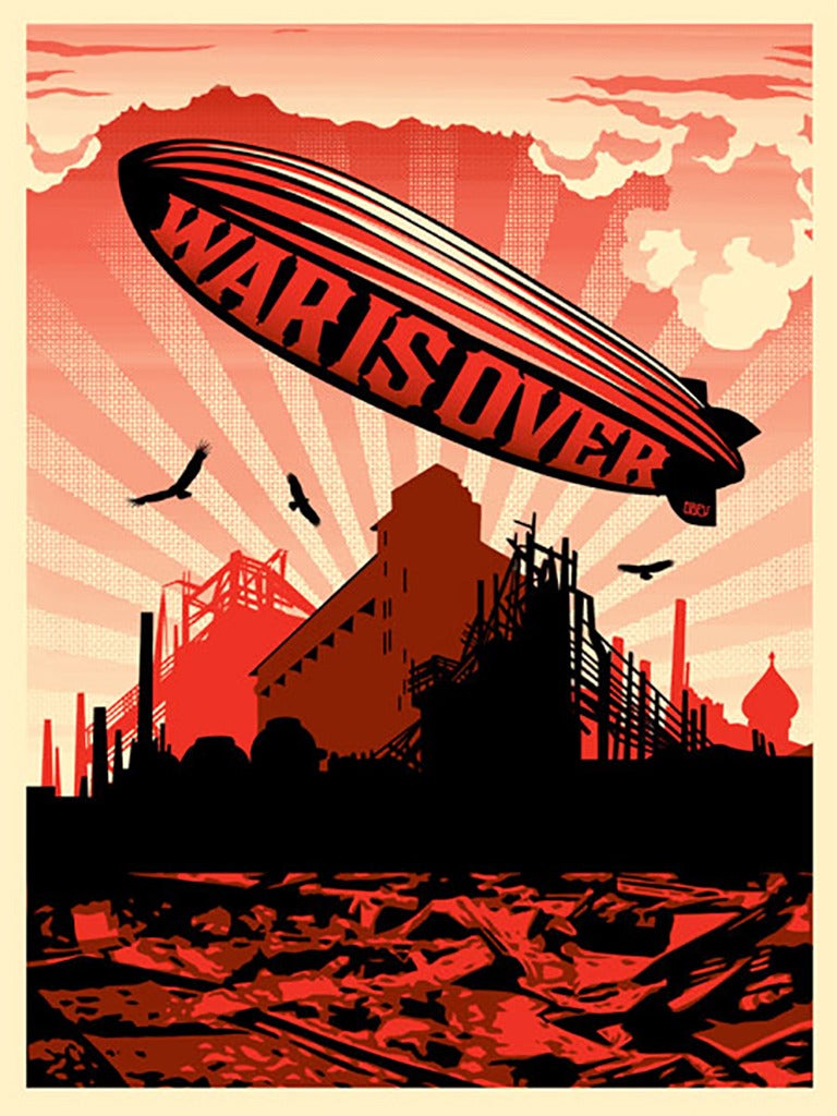 Shepard Fairey Print – Der Krieg ist beendet