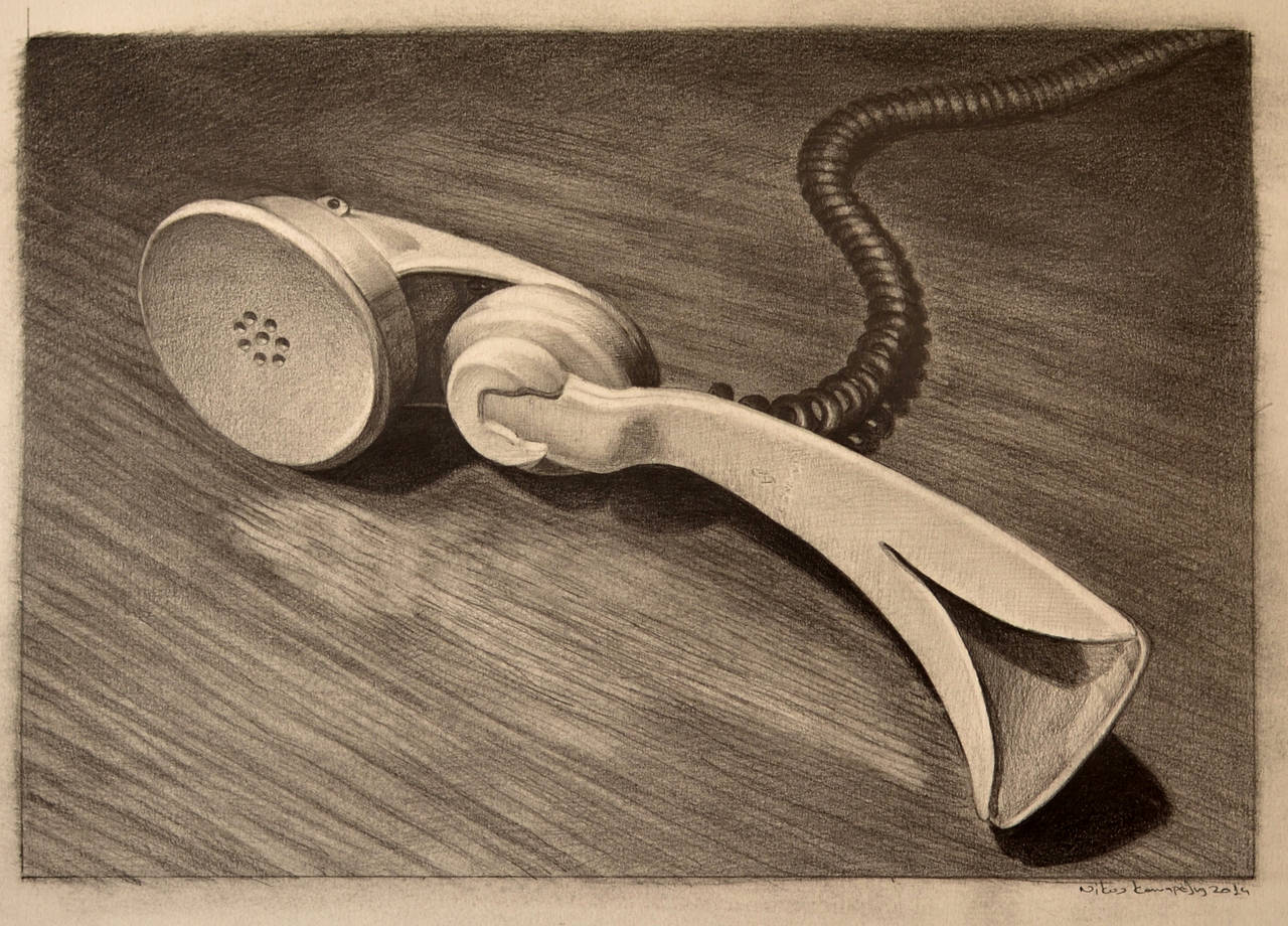 Das Telefon ist ein Kabel