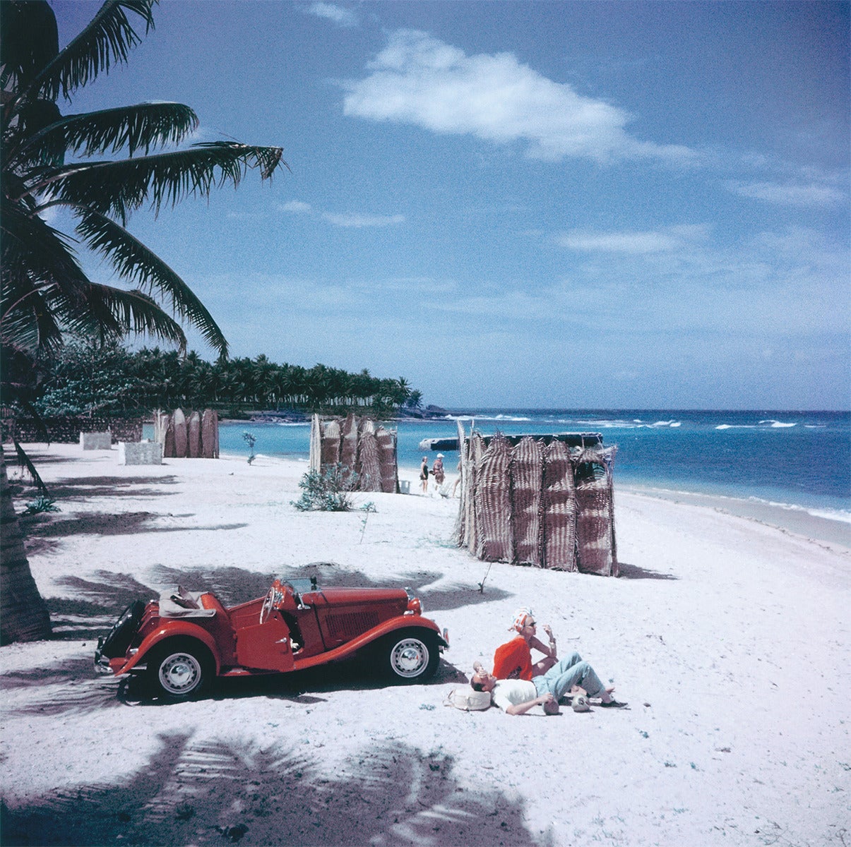 Slim Aarons Color Photograph – John Rawlings (Edition von Aarons Estate)