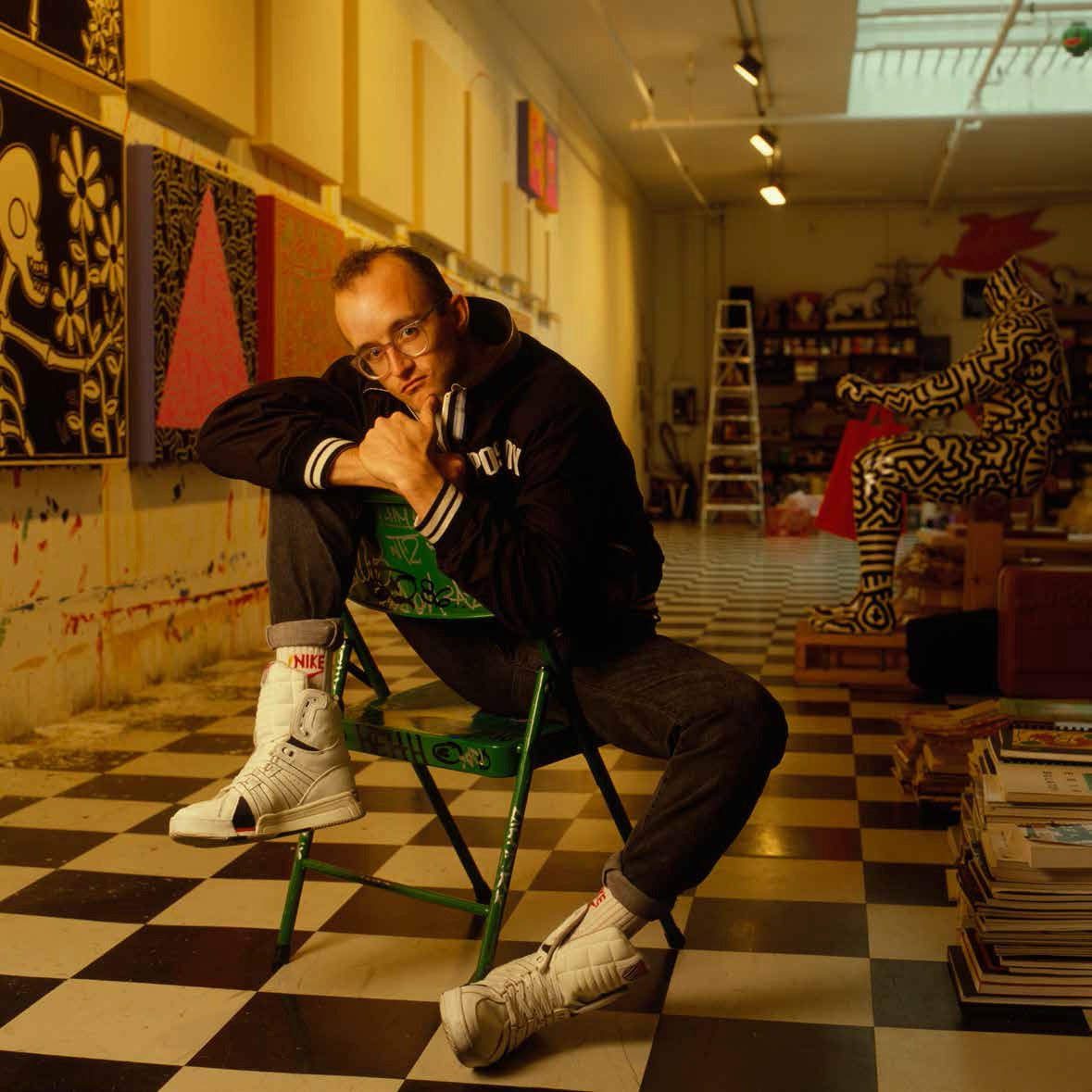 Portrait Photograph William Coupon - Keith Haring