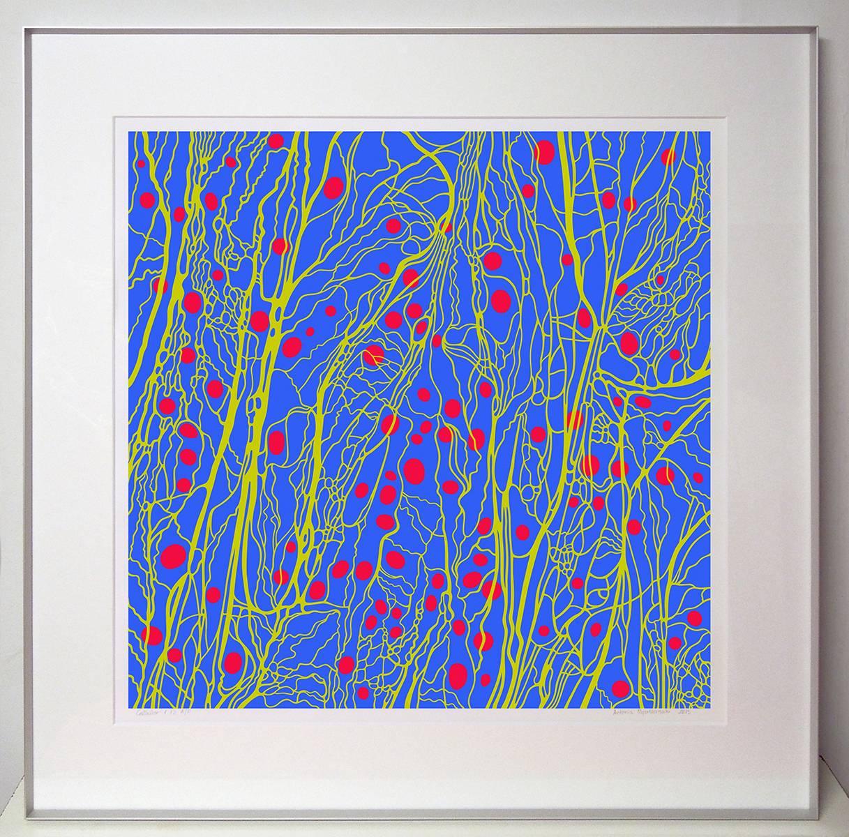 Antonia Papatzanaki Abstract Print - Cellular 1 13