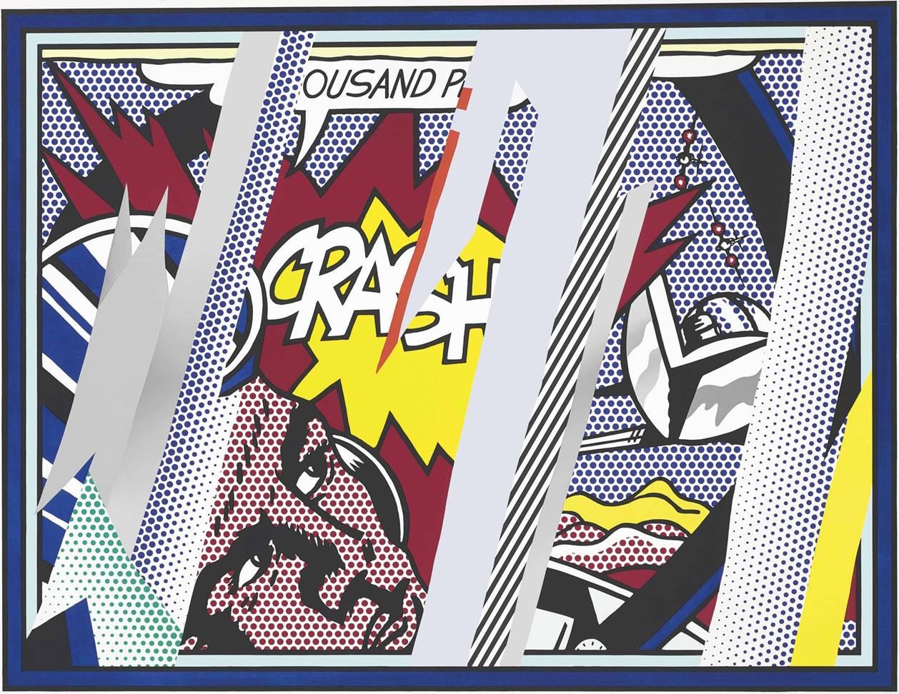 Roy Lichtenstein Figurative Print - Reflections on Crash, from Reflections Series 