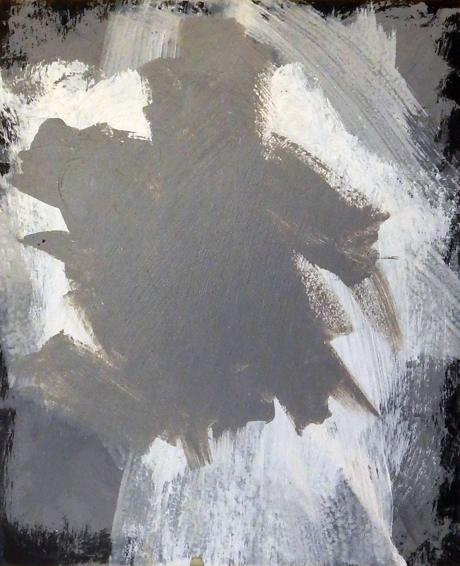 Lee Wells Abstract Painting - Gray Scale Study for Pure Painting 7
