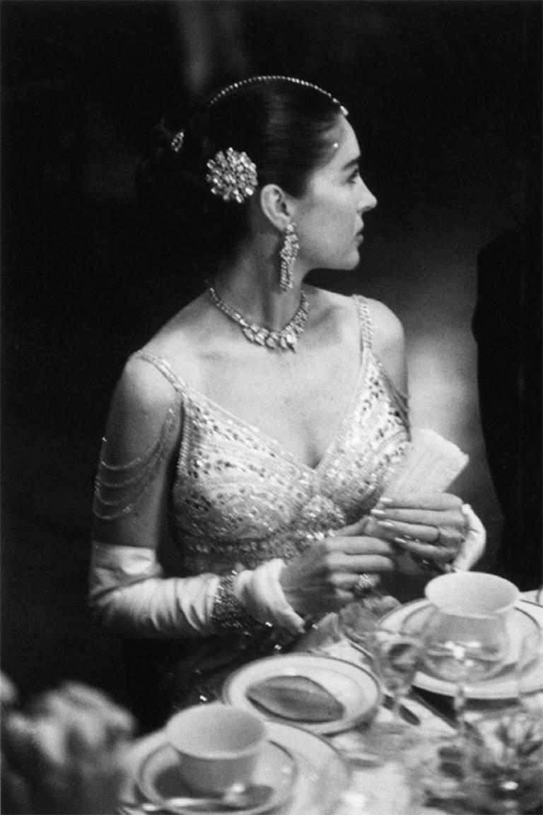 Slim Aarons Black and White Photograph - Decked in Finery