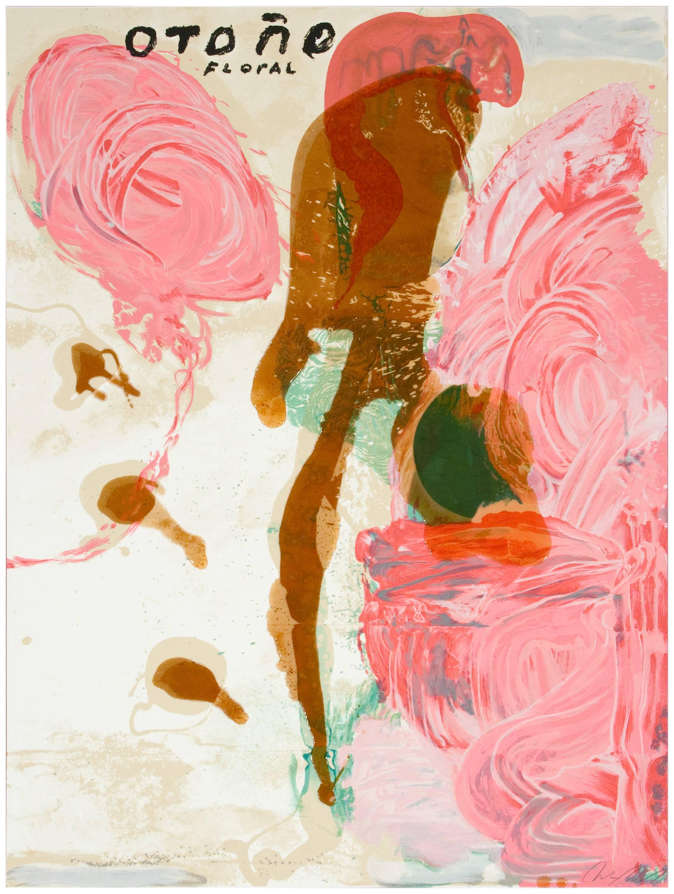 Figurative Print Julian Schnabel - Otono - Floral (sexuel - Automne-Hiver)