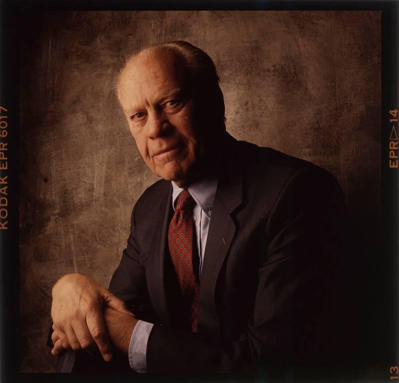 William Coupon Portrait Photograph - President Gerald Ford