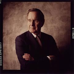 Le président George H W Bush