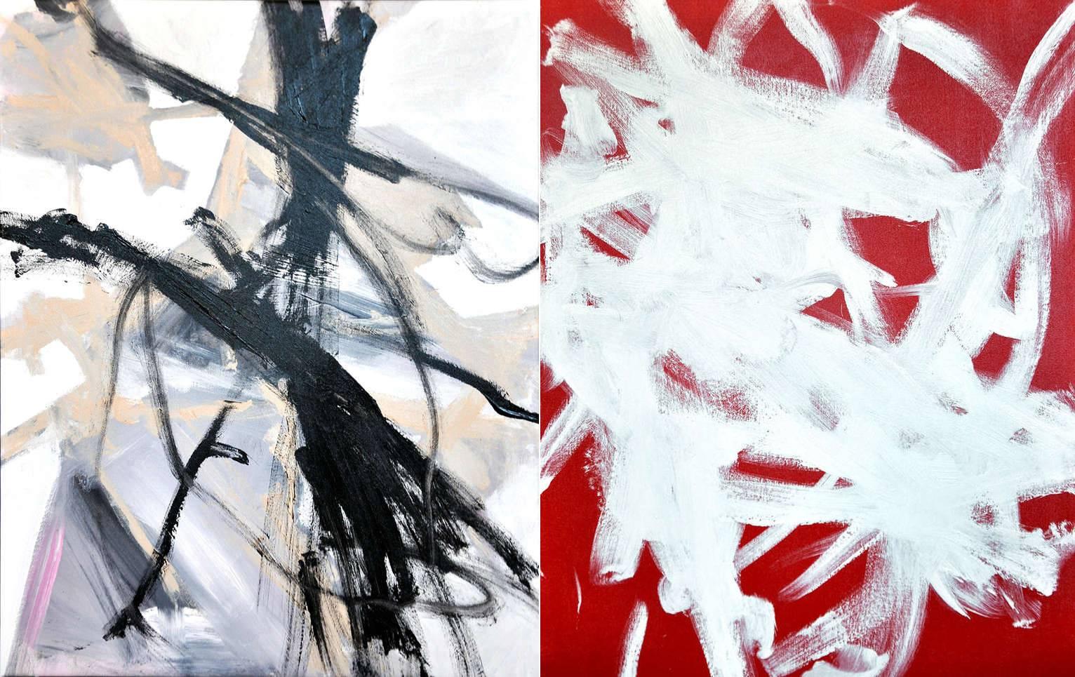 Study for pure painting #1 (diptych)