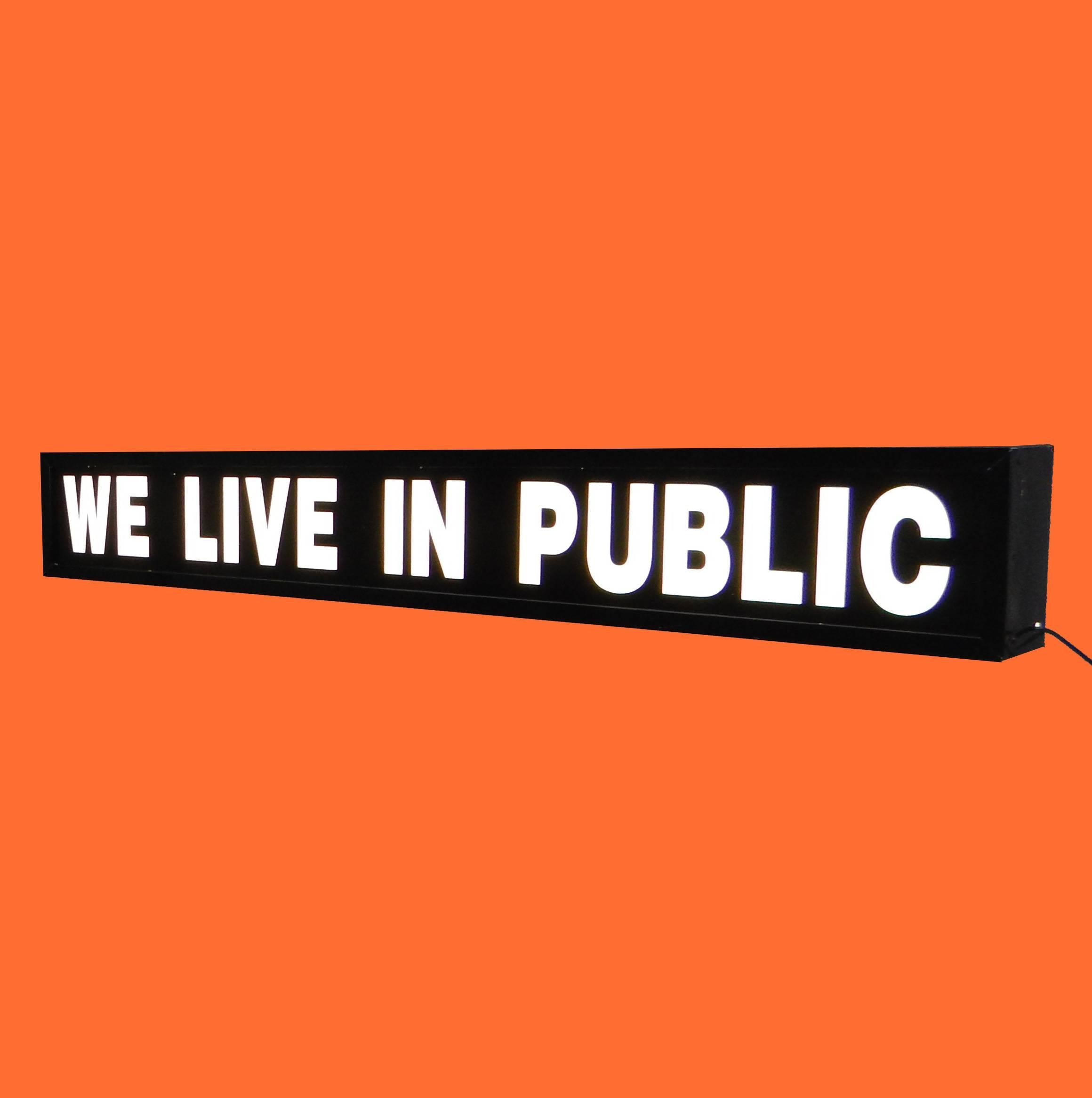 We Live In Public - Mixed Media Art by Josh Harris