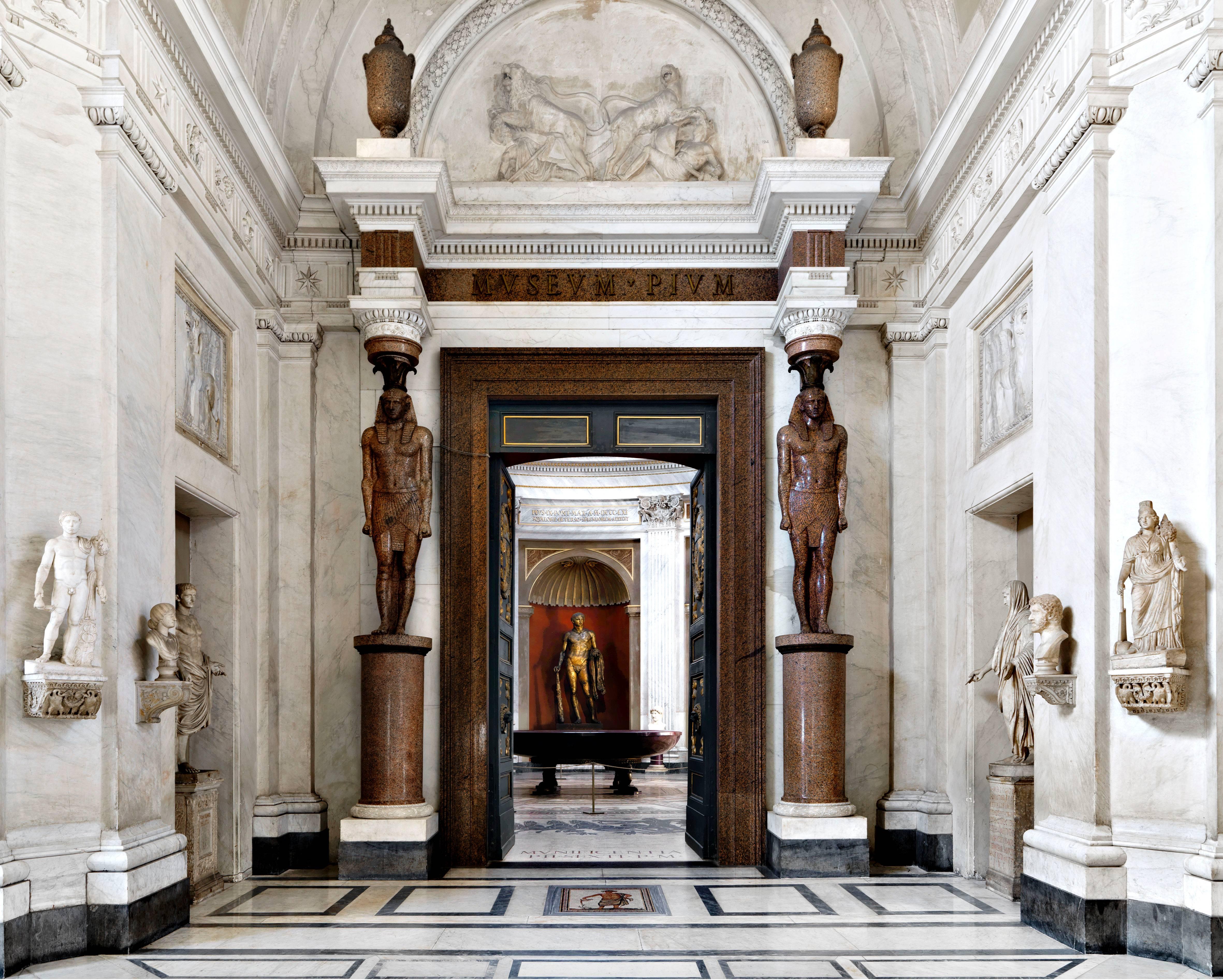 Massimo Listri Figurative Photograph - Musei Vaticani, Museo Pio Clementino, Sala a Croce Greca