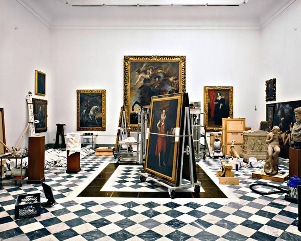 Massimo Listri Still-Life Photograph - Galleria degli Uffizi, La sala della Controriforma, Firenze