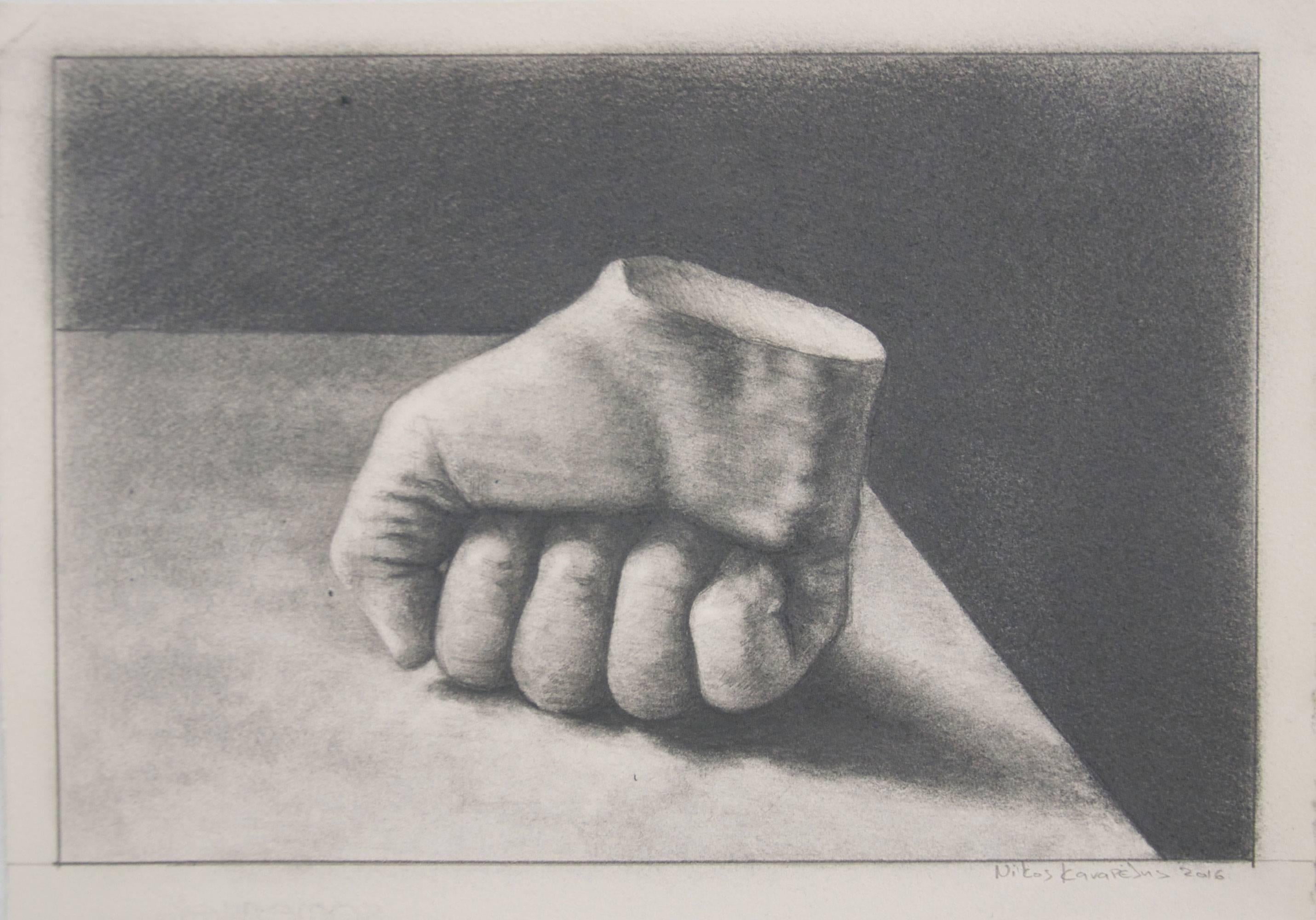 Nikos Kanarelis Figurative Art - Broken Fist