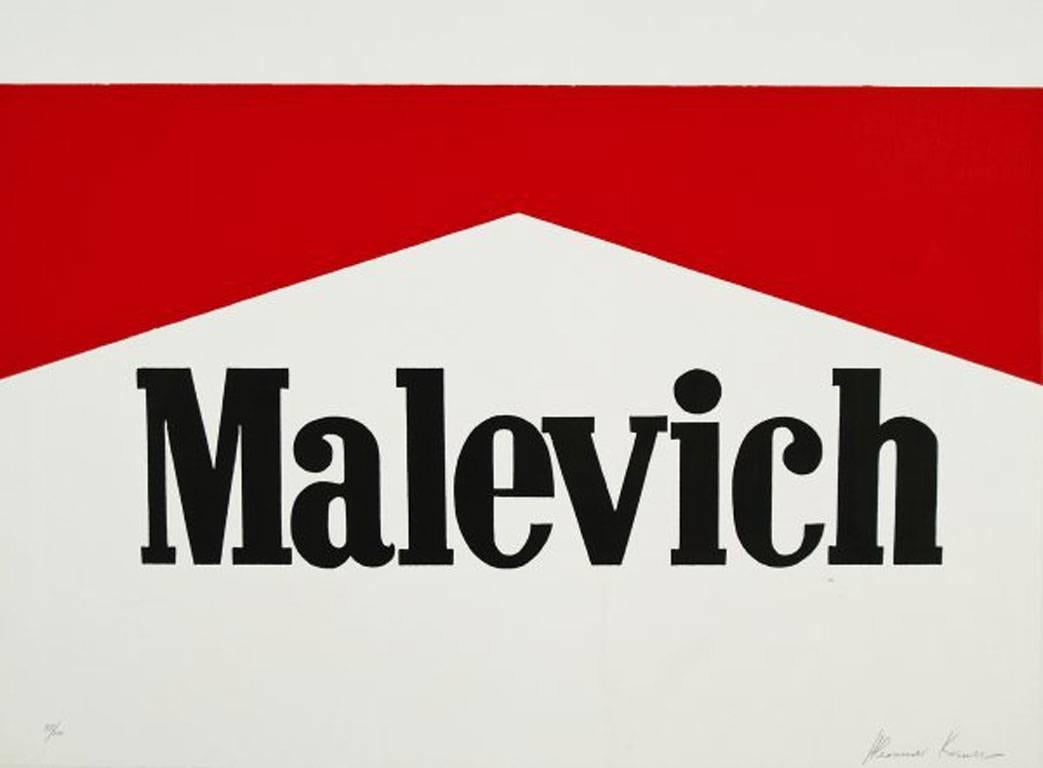 Alexander Kosolapov Print - Malevich